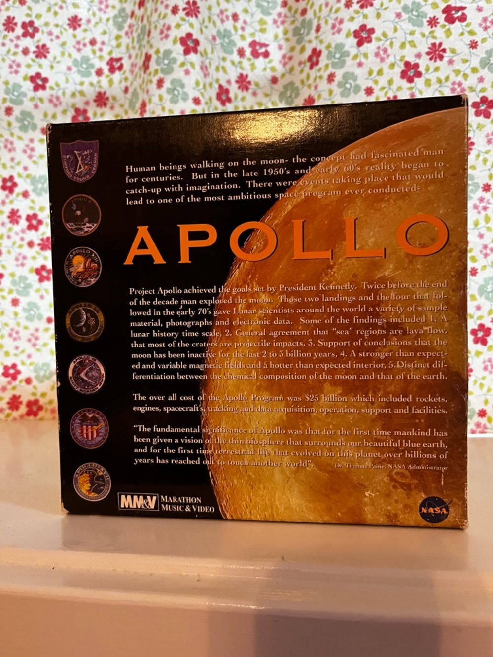 1995 NASA Apollo VHS Collector’s Box Set Apollo 10-17 - Picture 3 of 5